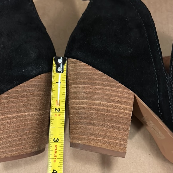 JEFFREY Campbell Rosalee Black Suede Booties size 9.5- like new condition - Picture 14 of 16